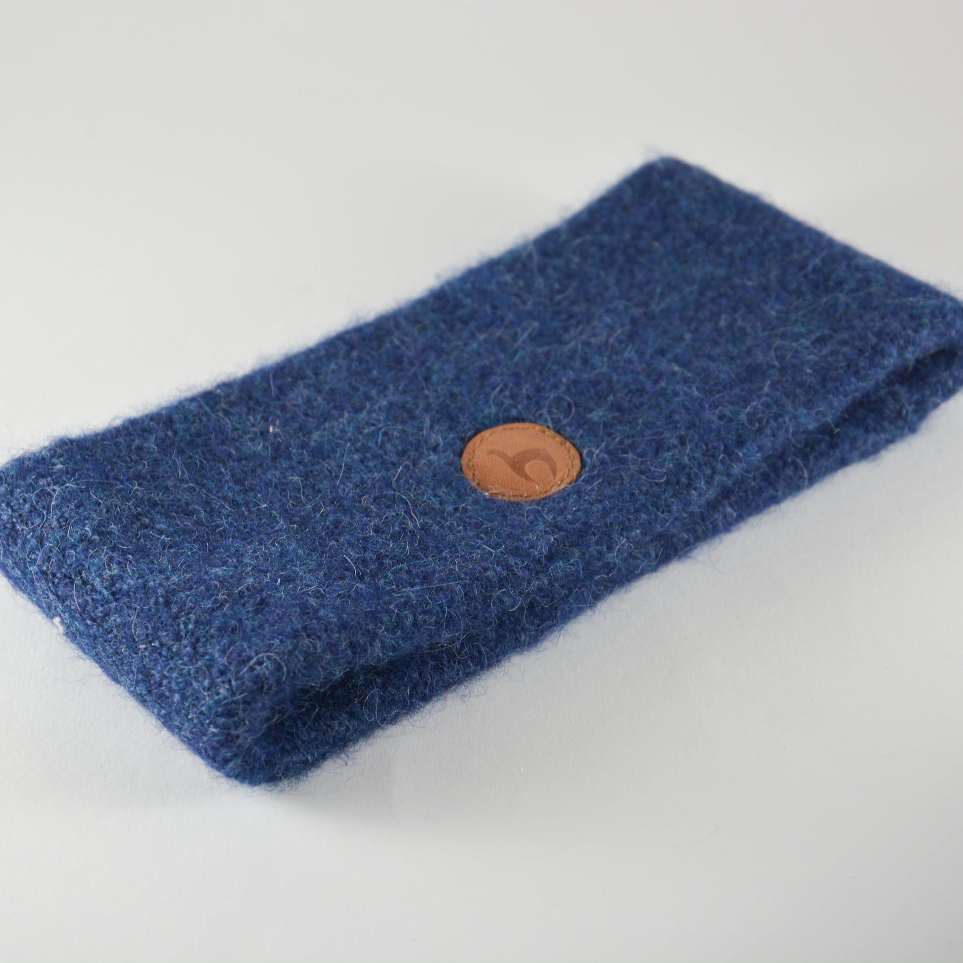 Stirnband Stretch - blau meliert